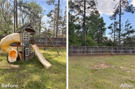 Kids Playset Removal in Oxford, MS