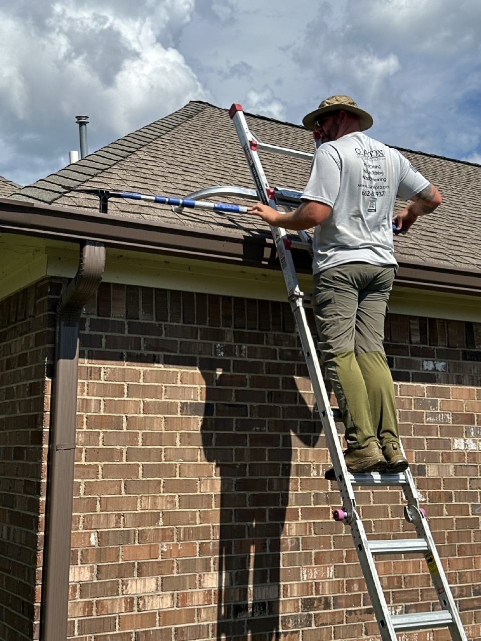 Seasonal Gutter Cleaning- Cross Creek Subdivision, Oxford MS